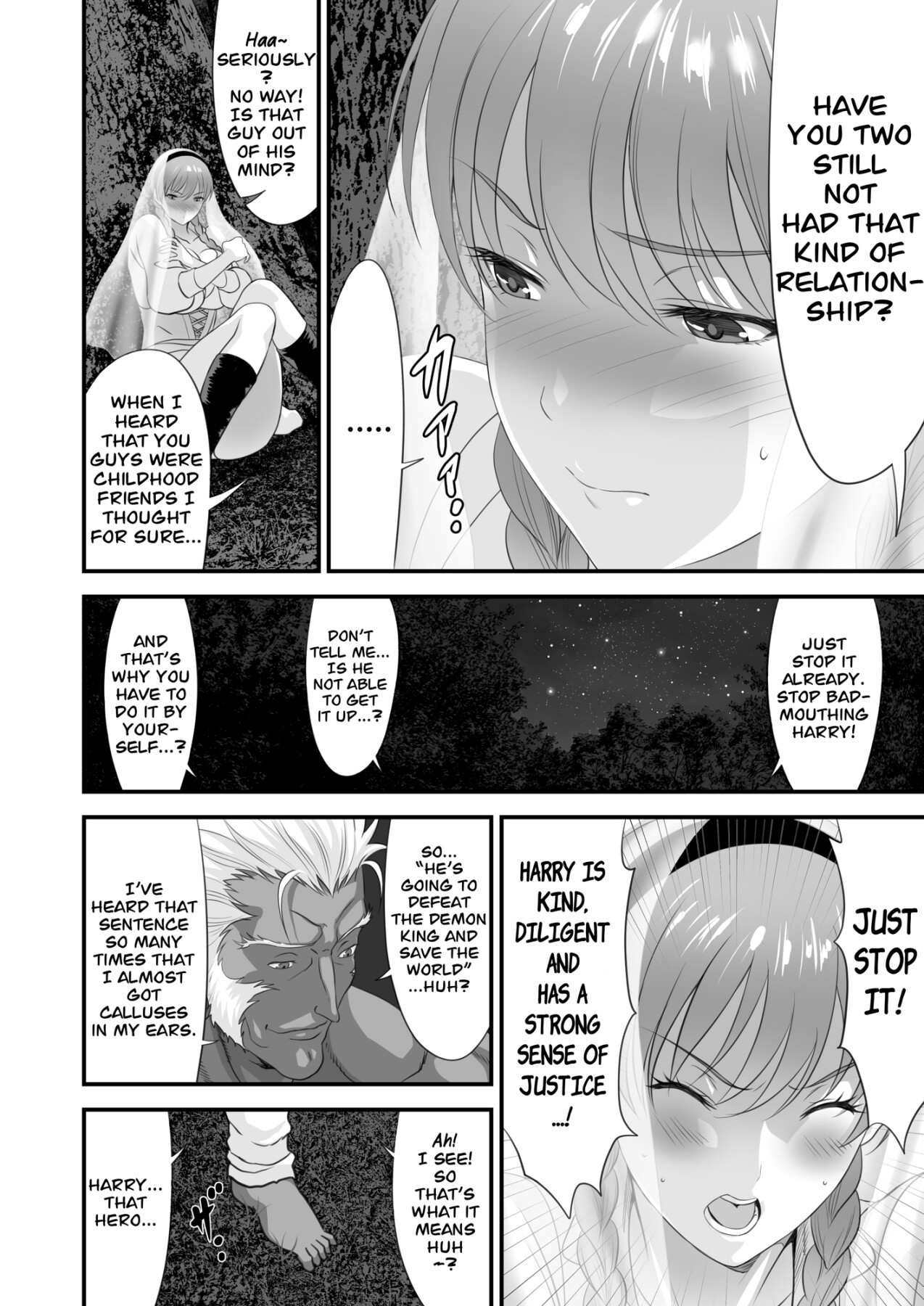 Hentai Manga Comic-The End of the Line for the Cuckold Hero Side Story-Read-9